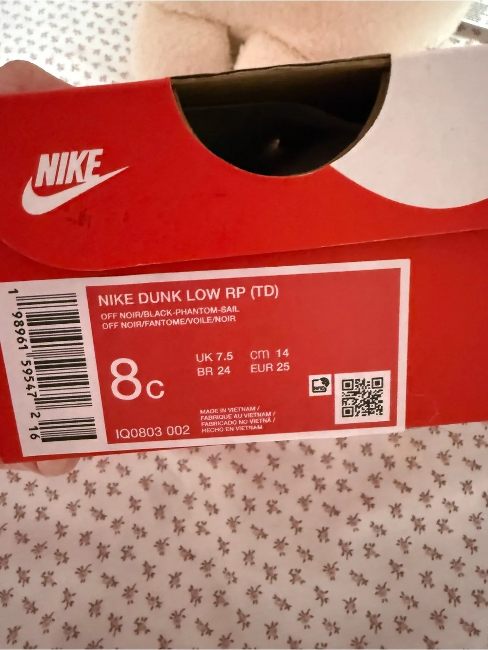 Nike Kids Black and White Low-Top Sneakers